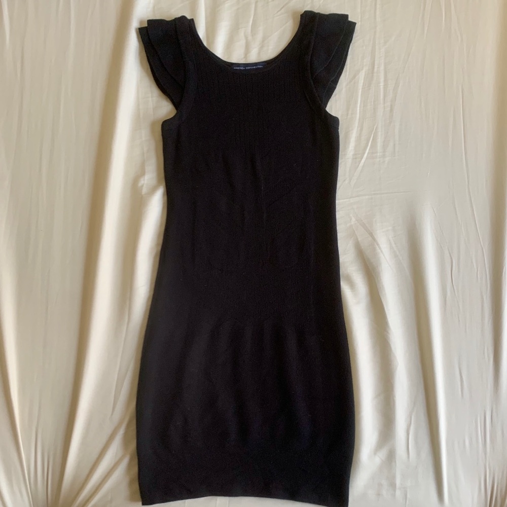 Fitted sweater dress